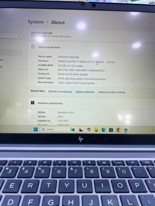 HP ZBook Firefly 14" G7 - i7 10th Gen