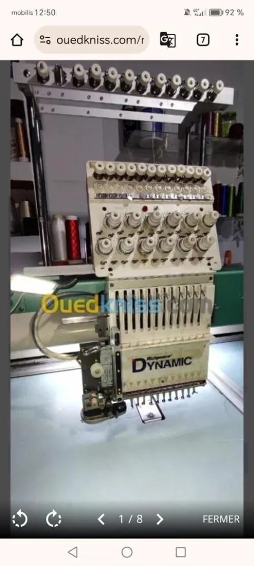Machine a broderie 2 tête 