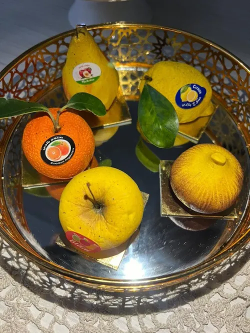 Fruits 4D en pâte d'amande