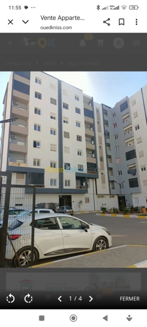 Vente Appartement F4 Mostaganem Mostaganem