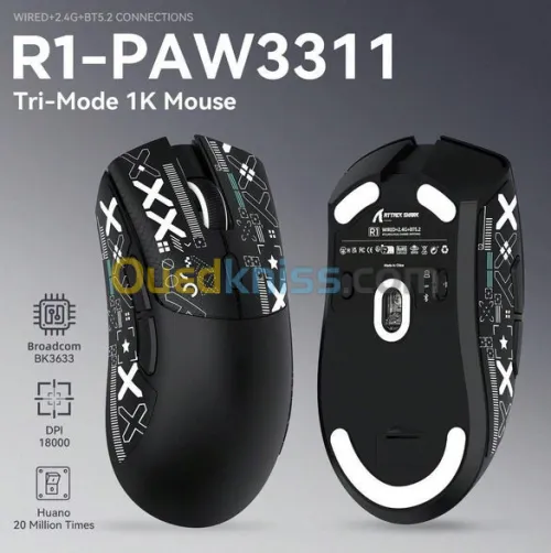souris Gaming Attack shark sans fils
