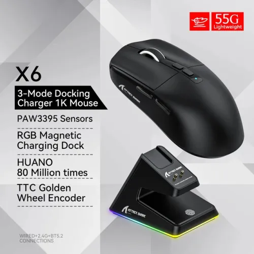 souris Gaming Attack shark sans fils