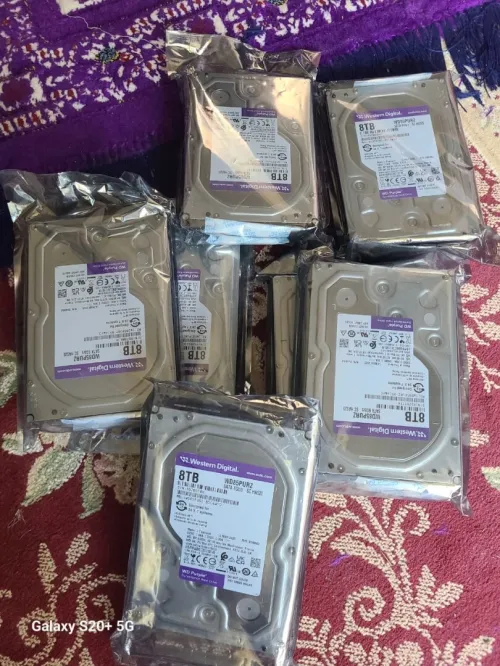 WD PURPLE 8TB SURVEILLANCE - DISQUE DURE HDD 3,5" - SATA 6GB/S - 5640 RPM - 256Mo - WD85PURZ