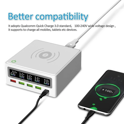 Chargeur multifonction -6in1