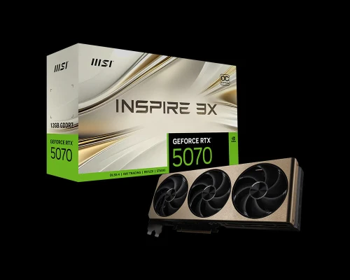 CARTE GRAPHIQUE MSI RTX 5070 12G INSPIRE 3X OC