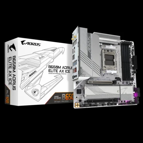 CARTE MERE B650M AUROS ELITE AX ICE