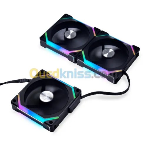 PACK FANX X3 LIAN LI SL120 V2 - BLACK/WHITE