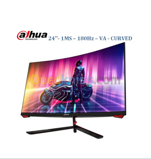 ECRAN DAHUA 24" LM24-E230C 180HZ-VA-1MS CURVED