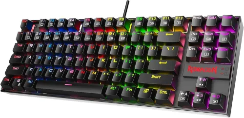 CLAVIER REDRAGON KUMARA K552-RGB / BLACK  RED SWITCH