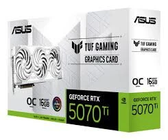 CARTE GRAPHIQUE ASUS TUF Gaming GeForce RTX 5070 Ti 16GB GDDR7 White OC Edition