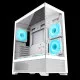 BOITIER GAMEMAX VISTA PLUS KIT 3 VENTILATEURS  WHITE
