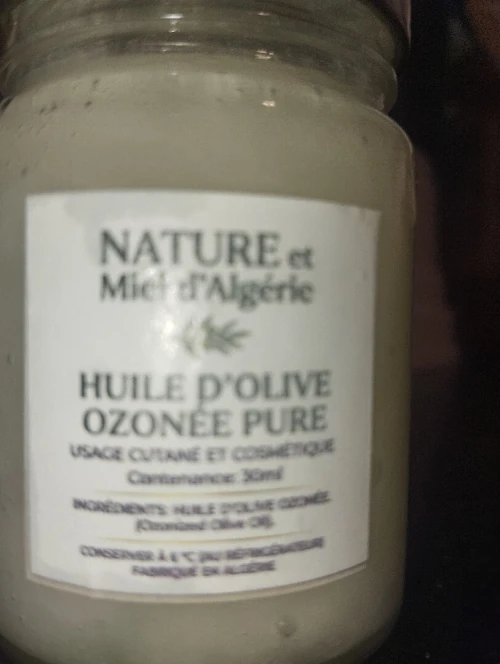 Huile d'olive ozonee