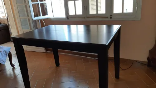 Table haute pour salon avec 8 chaises
