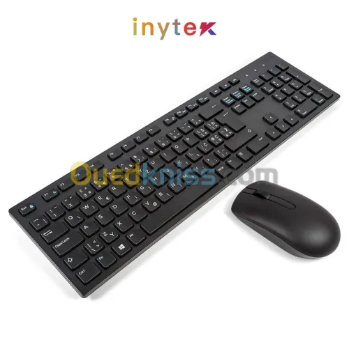 COMBO CLAVIER + SOURIS SANS FIL KBC21