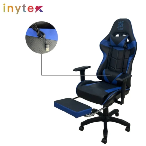 Chaise Gaming RAZER Blue avec Repose-Pieds