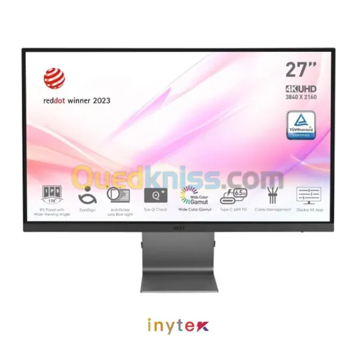 ECRAN MONITOR MSI MODERN MD271UL IPS 4K 27"