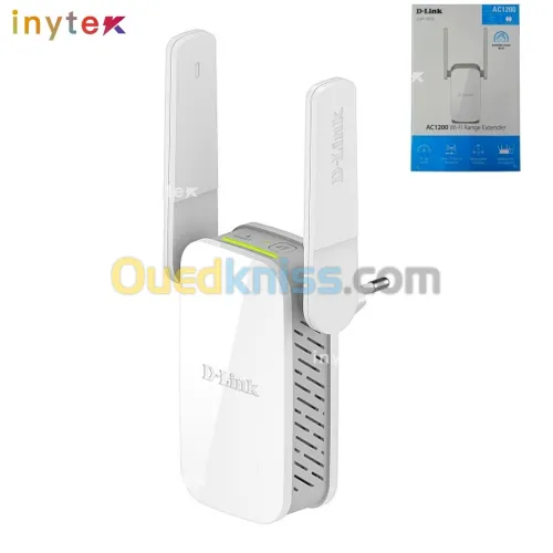 Répéteur WiFi D-Link DAP-1610 Dual-Band AC1200 Mbps (N300+ AC900) + 1 Port Fast Ethernet