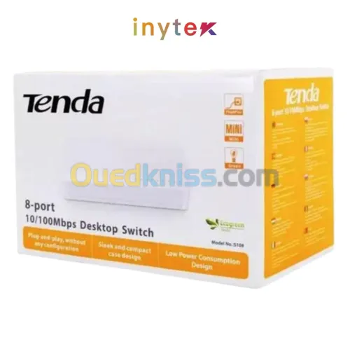 Switch Tenda 8-port 10/100M Fast Ethernet Desktop S108