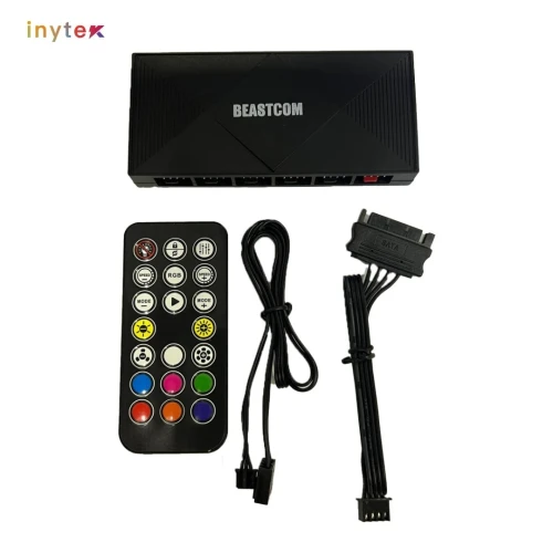 Controleur and Remote Control beastcom PWM+ARGB 3 Black