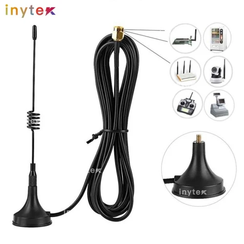Antenne Modem 4G de Communication Radio 5dbi avec Cable 10m Connecteur SMA mâle