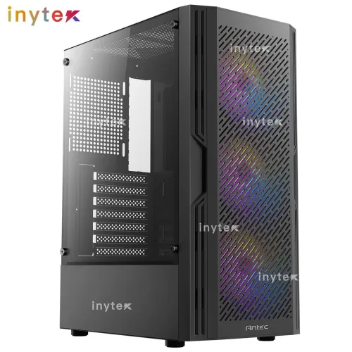 Boitier Moyen Tour avec fenêtre en verre trempé et 3 ventilateurs 120 mm RGB Antec AX20