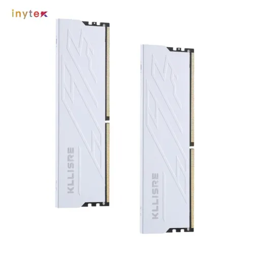 Kllisre Mémoire RAM de bureau DDR4 32G (16Gox2) 3200MHz White