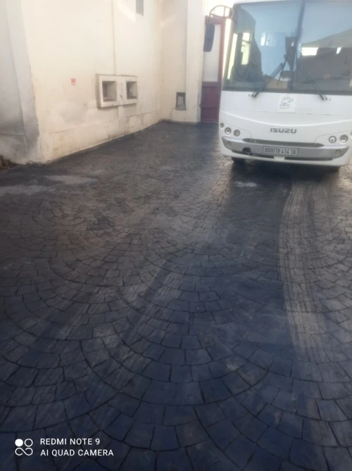 Travaux béton imprimé et aménagement