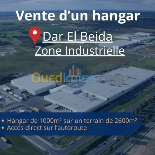 Vente Hangar Alger Dar el beida