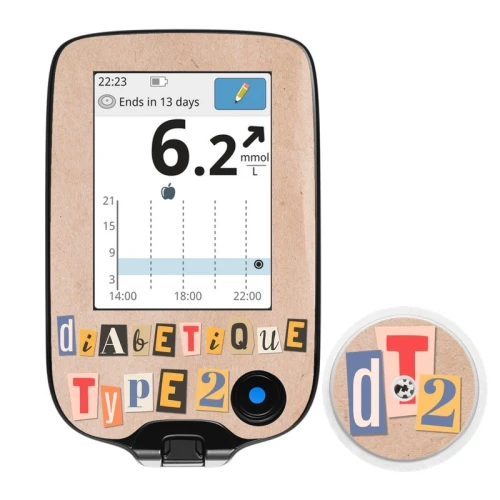 Capteur freestyle libre 2+ des autocollants et un adhésif OFFERTS