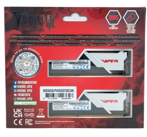 RAM DD5 2x16go 6000 mt/s cl30