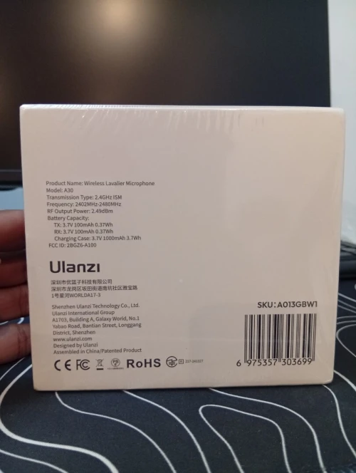 Microphone ulanzi A30 (type-c / lightning/ camera) 