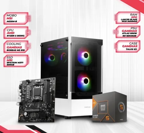 AMD RYZEN 5  8600G Disponible uniquement en configuration