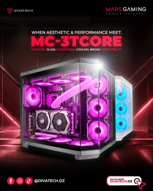 MC-3TCORE Gaming Case (Sold EN CONFIGURATION)