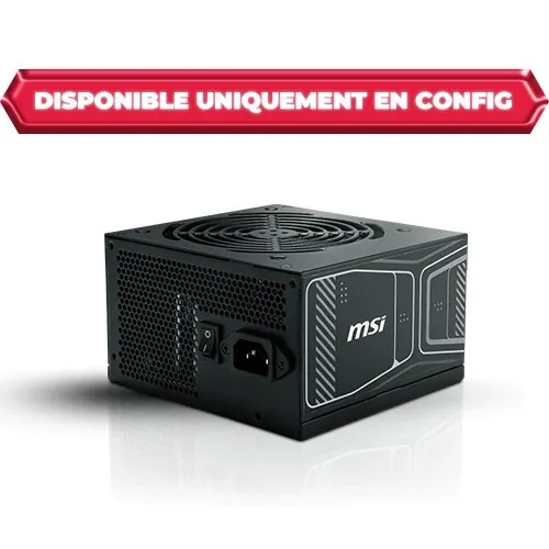 ALIMENTATION MSI MAG A750GN 750 WATTS 80PLUS GOLD PCIE5