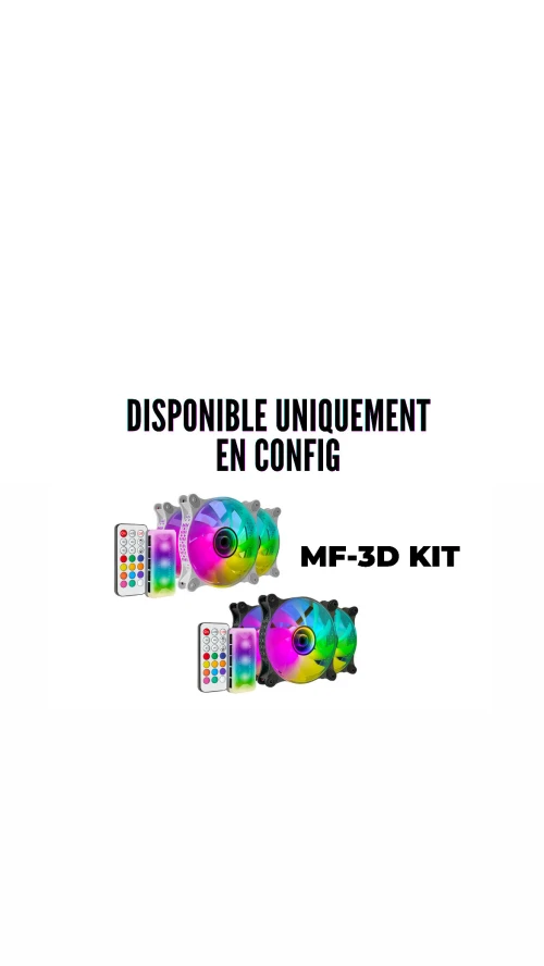 Pack ventilateur ( Sold EN CONFIGURATION )mars gaming MF-3DKIT-noir