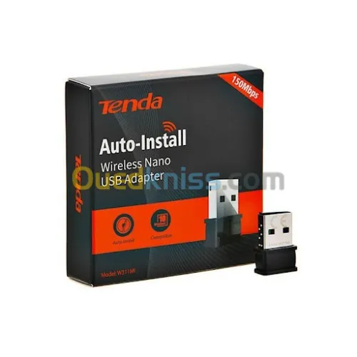 CARTE RESEAU USB NANO SANS FIL TENDA W311MI AX3000 V6.0 WI-FI 6 