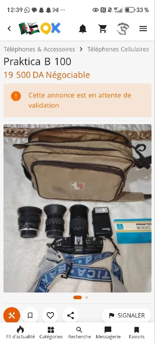 Pack Photo Argentique Vintage - Praktica B100 (+ 3 Objectifs, Flash & Sacoche)