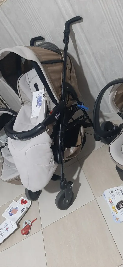 Pack trio poussette 3 en 1  ماركة ايطالية