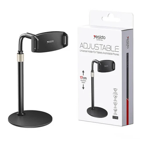 Support Tablette Téléphone YESIDO C115 Original Bras Flexible Réglable 360 Bureau