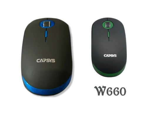 Capsys W660 Wireless Mouse Bluetooth 2 4G USB 10 m Portable Optical Mouse