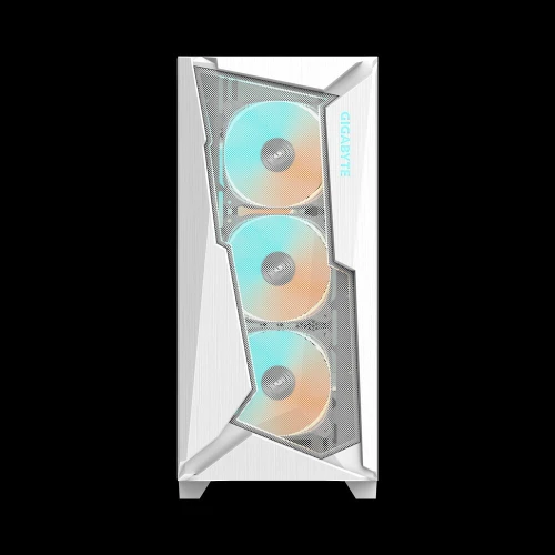 Boîtier Gaming Gigabyte C301 Glass White ATX RGB Ventilation Premium Design