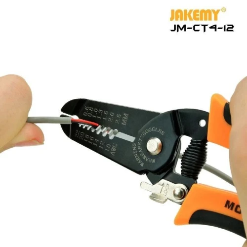 Pince à Dénuder JM-CT4-12 Outil Pince Coupe Fil Électricien