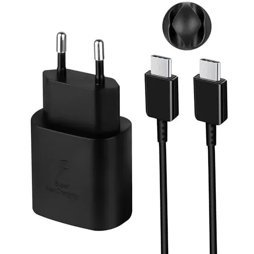 CHARGEUR TELEPHONE SAMSUNG PORT TYPE C  AVEC CABLE 25W EP-TA800