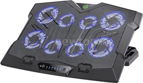 Support refroidisseur 8 ventilateurs PC portable Hoco GM27 pour jeux travail et bureau