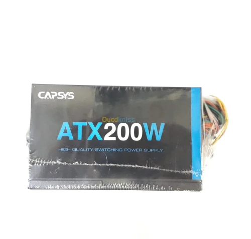 ALIMENTATION ATX 200W POUR BOITIER PC POWER SUPPLY STABLE & SÉCURISÉE