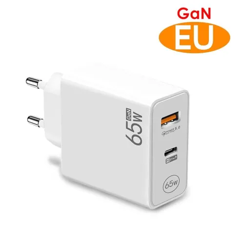 Chargeur téléphone Brinova Fast Charge 65W USB C Power Delivery