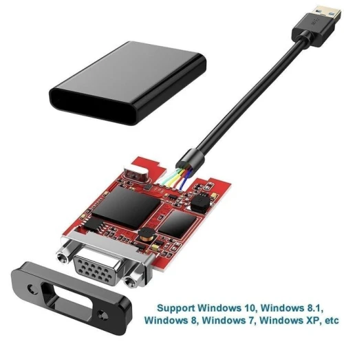 Adaptateur USB30 vers VGA femelle pour PC ecran projecteur