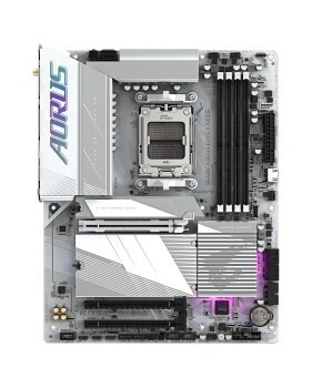 Carte Mère Gigabyte B650 AORUS Elite AX ICE AM5 DDR5 PCIe 5.0 WiFi 6E Gaming Haute Performance RGB Ultra Stable pour AMD Ryzen 7000 8000