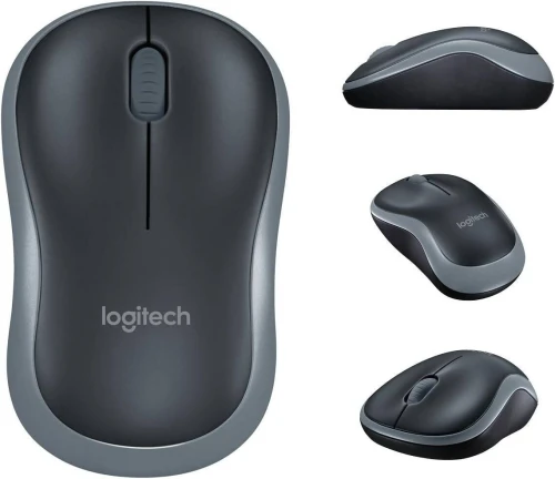 Combo Logitech MK330 Clavier Souris Sans Fil 2.4GHz AZERTY Full Size Touches Multimédia Autonomie Longue Durée USB Confort Bureau PC Portable