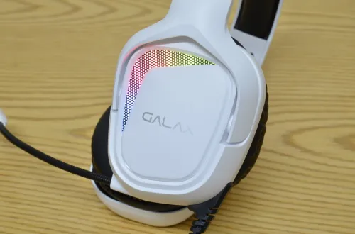Galax Sonar 4 blanc casque gaming RGB son stéréo micro intégré pour PC PS4 Xbox Switch